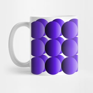 Flourescent Spheres | Gradient Neon Violet Mug